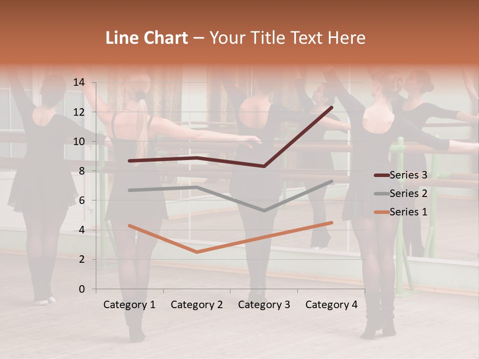 A Group Of Women In A Ballet Class Powerpoint Presentation PowerPoint Template