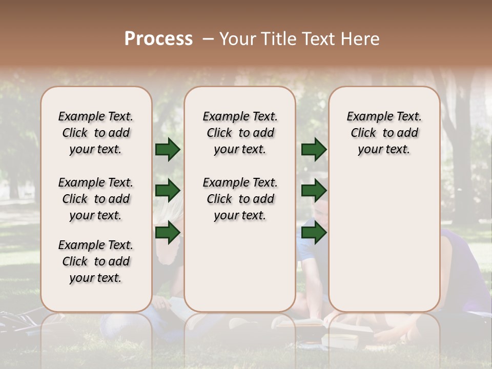 Teenager Campus Group PowerPoint Template
