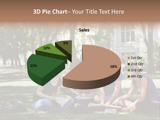 Teenager Campus Group PowerPoint Template