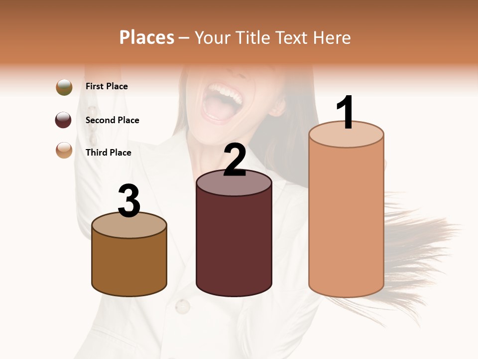 Celebration Face Successful PowerPoint Template