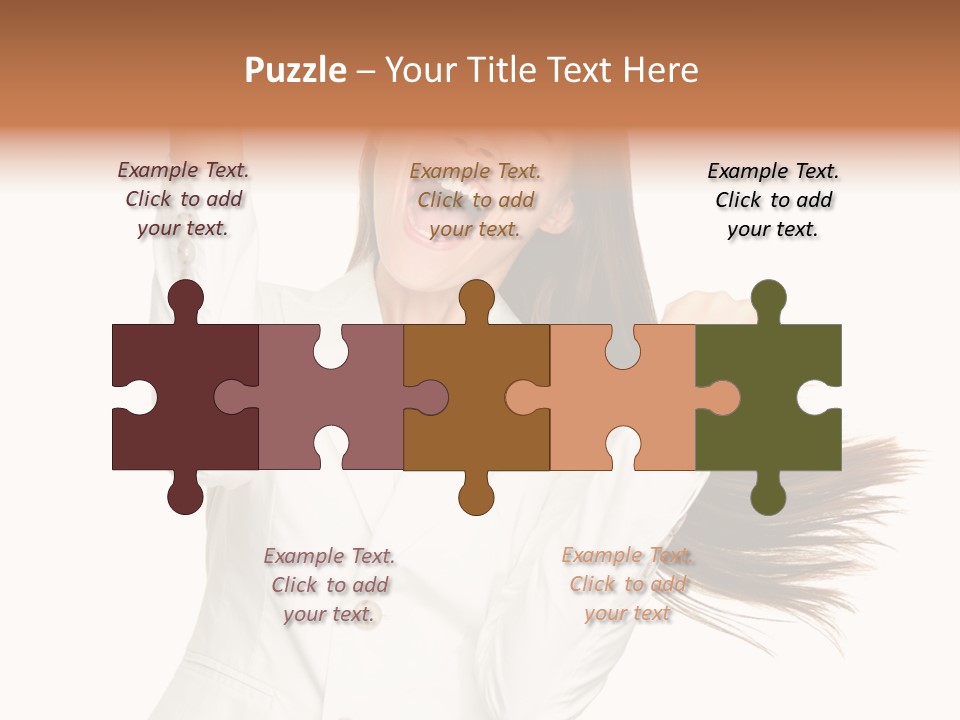 Celebration Face Successful PowerPoint Template