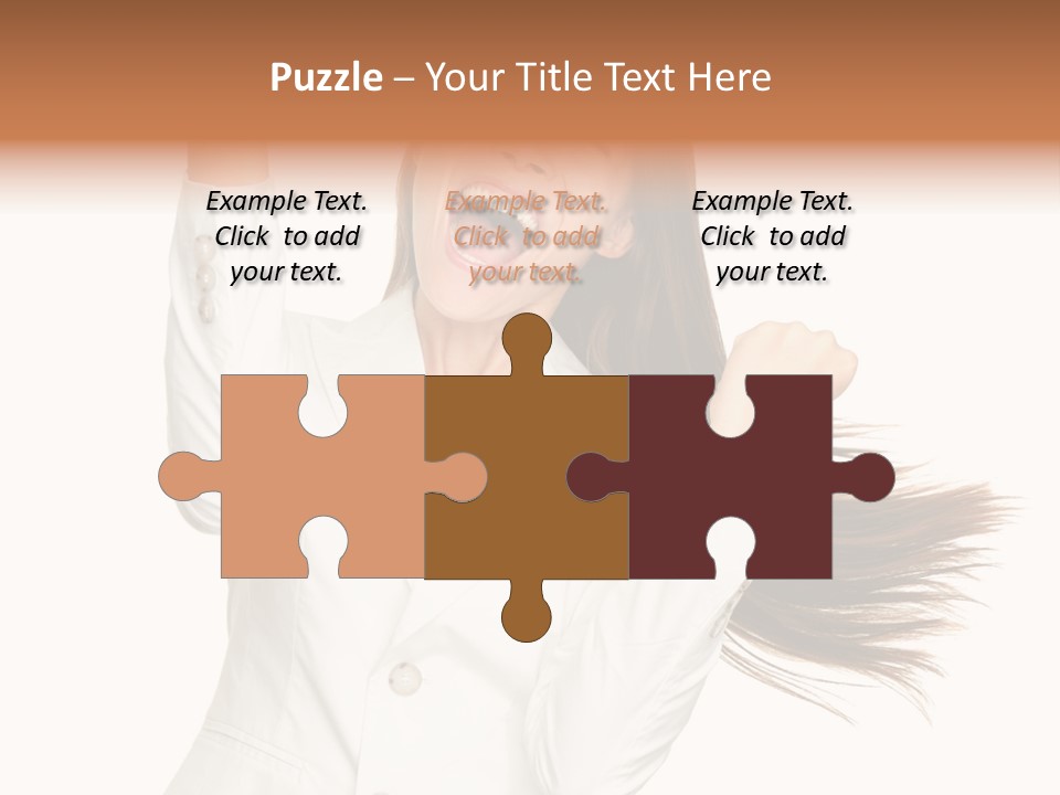 Celebration Face Successful PowerPoint Template