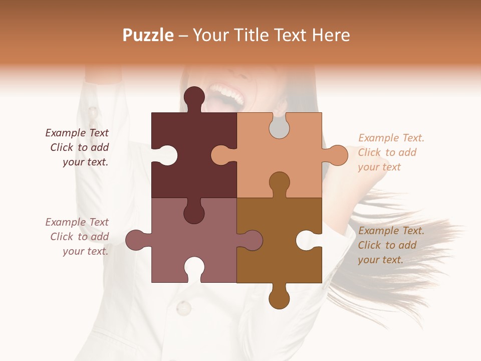 Celebration Face Successful PowerPoint Template