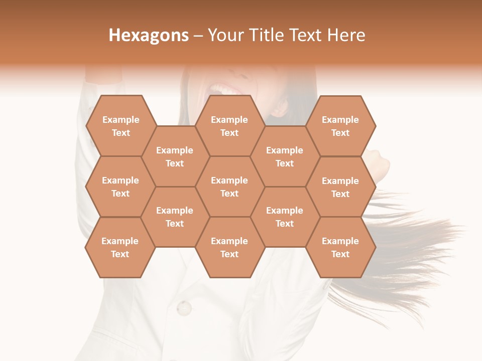 Celebration Face Successful PowerPoint Template