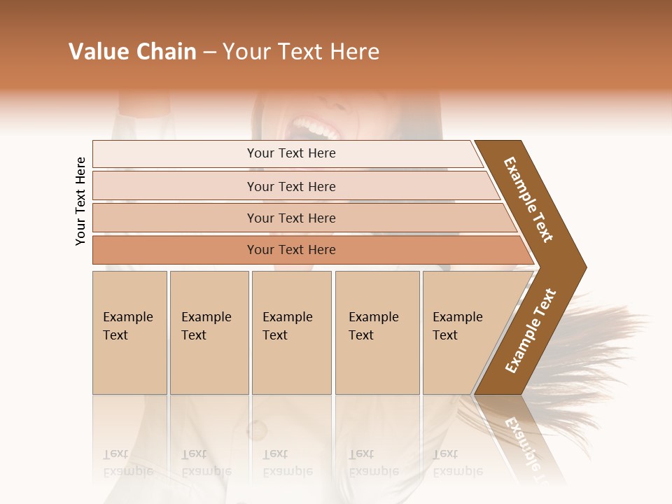 Celebration Face Successful PowerPoint Template