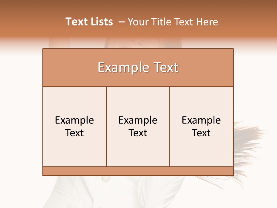 Celebration Face Successful PowerPoint Template
