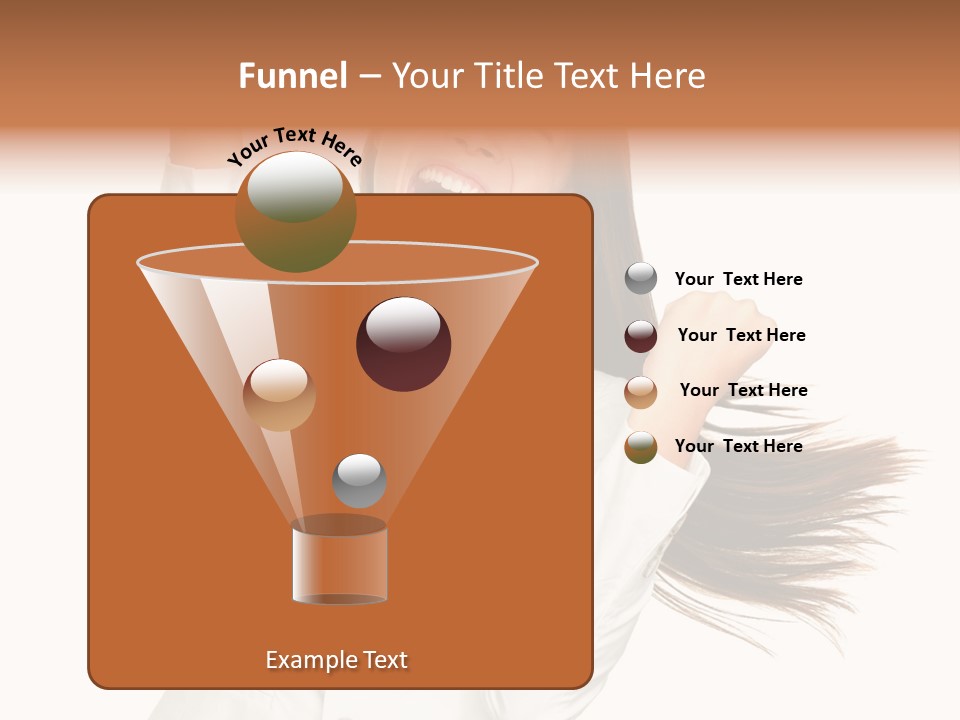 Celebration Face Successful PowerPoint Template