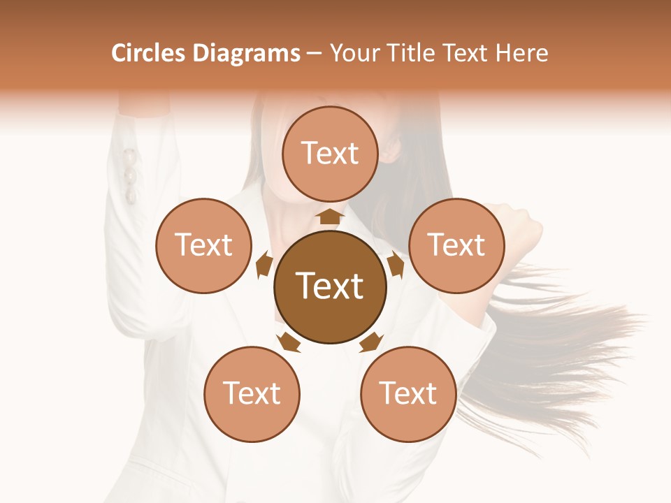 Celebration Face Successful PowerPoint Template