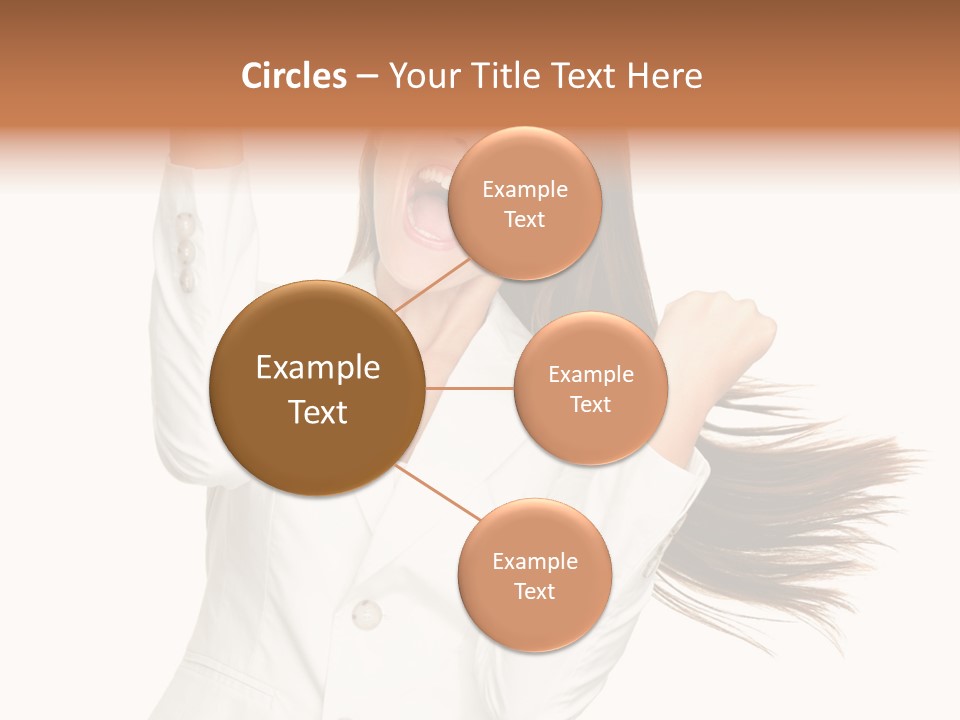 Celebration Face Successful PowerPoint Template