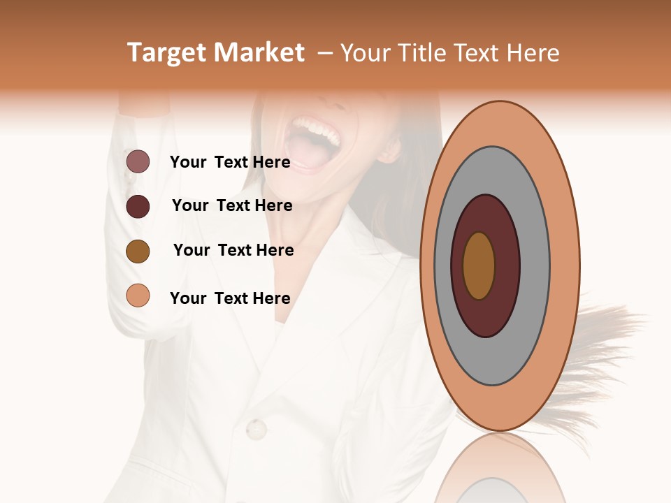 Celebration Face Successful PowerPoint Template