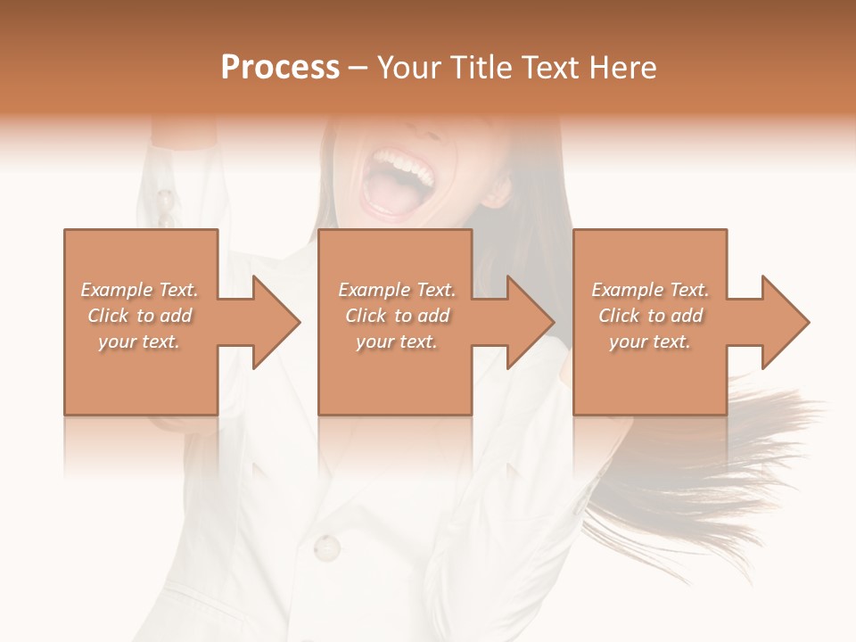 Celebration Face Successful PowerPoint Template