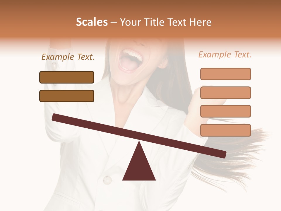 Celebration Face Successful PowerPoint Template
