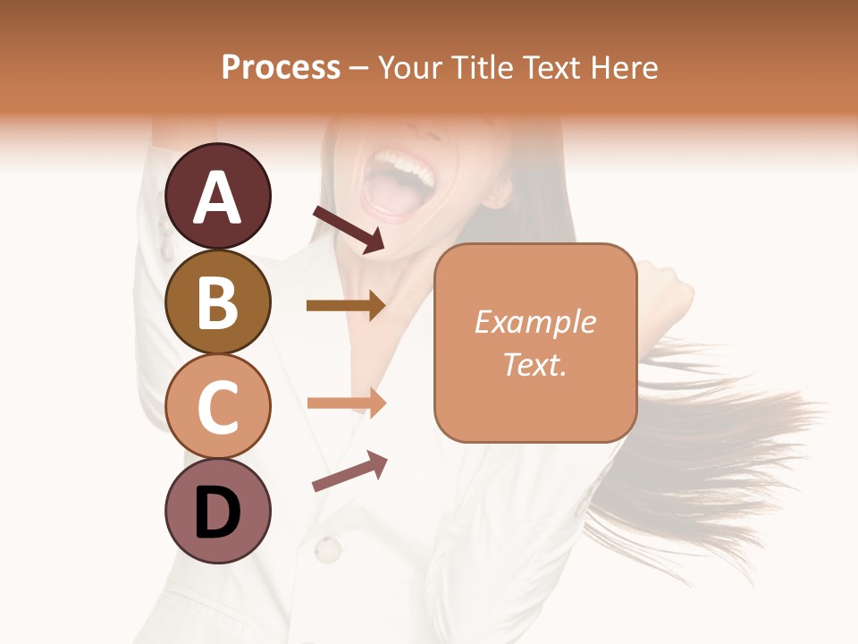 Celebration Face Successful PowerPoint Template