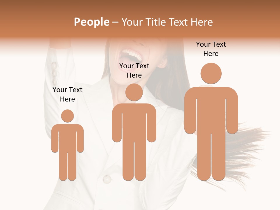 Celebration Face Successful PowerPoint Template