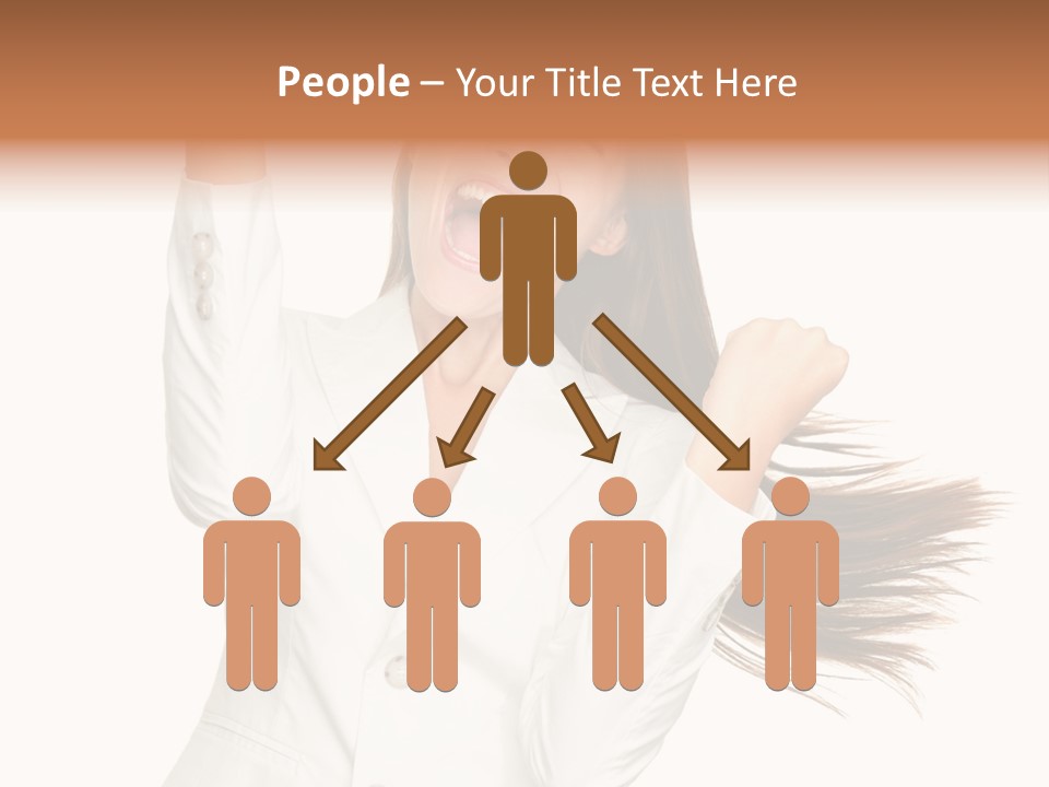 Celebration Face Successful PowerPoint Template