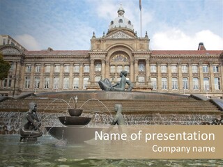 Retro Town Birmingham PowerPoint Template