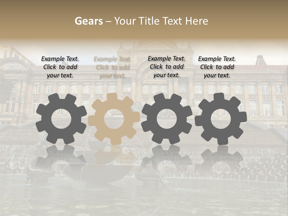 Retro Town Birmingham PowerPoint Template