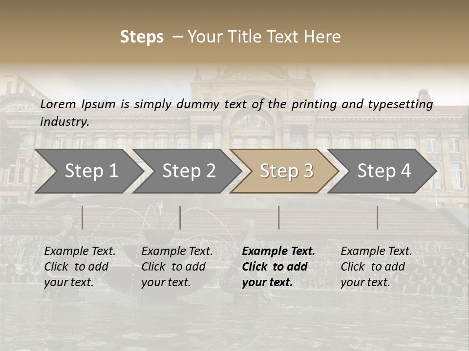 Retro Town Birmingham PowerPoint Template