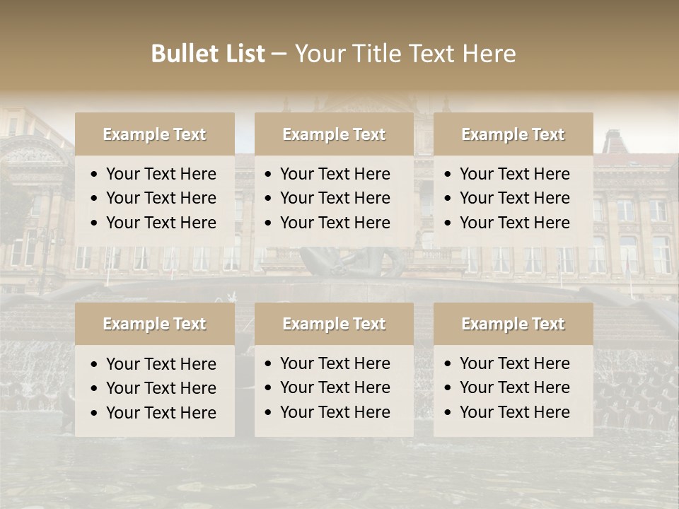 Retro Town Birmingham PowerPoint Template