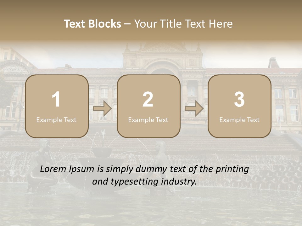 Retro Town Birmingham PowerPoint Template