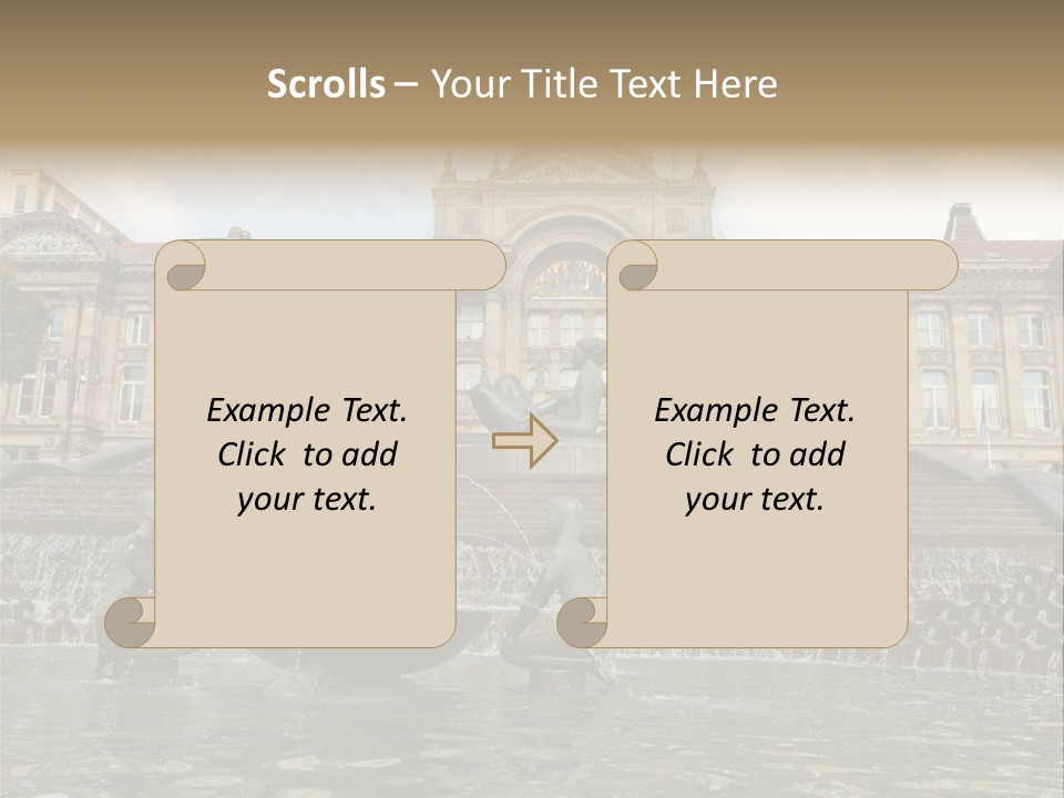 Retro Town Birmingham PowerPoint Template