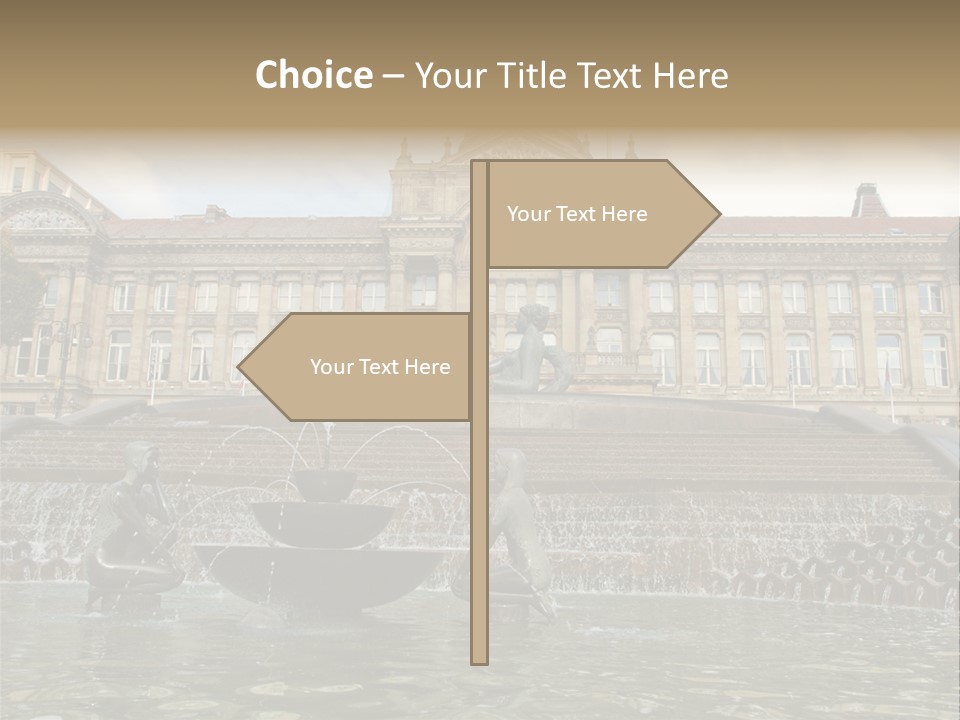 Retro Town Birmingham PowerPoint Template