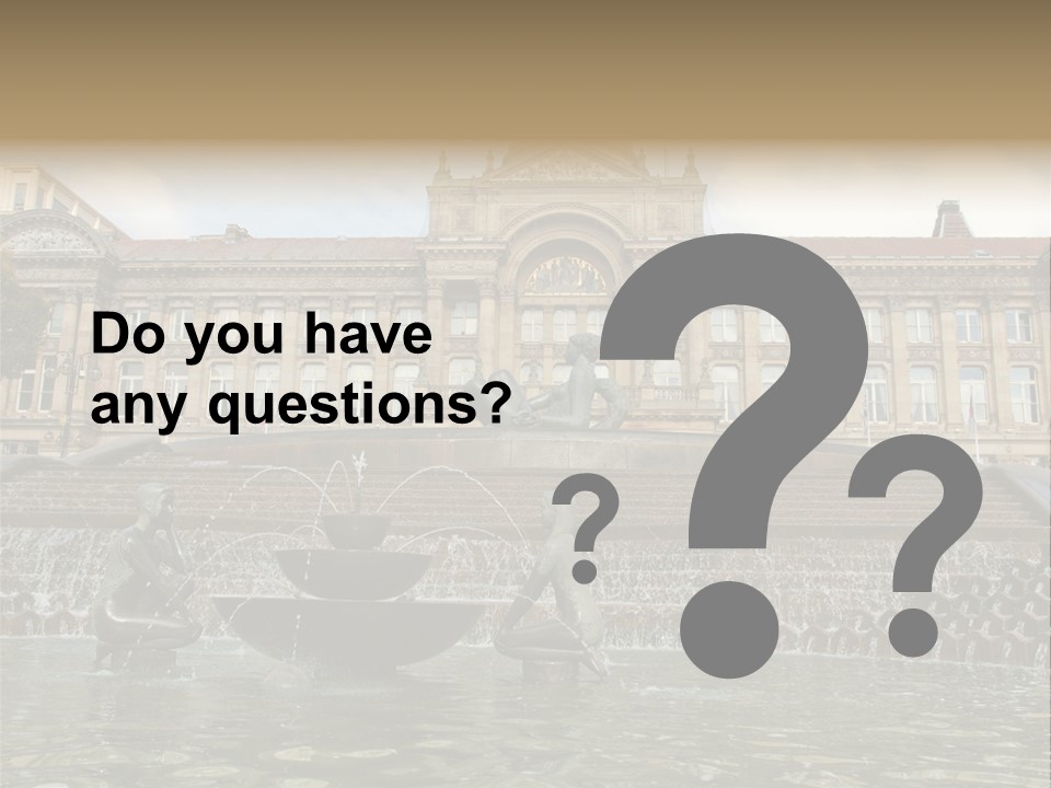 Retro Town Birmingham PowerPoint Template