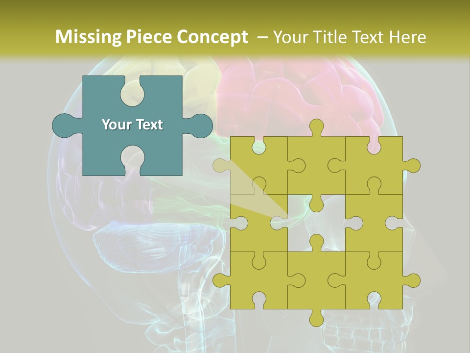 Intellect Medical Skull PowerPoint Template
