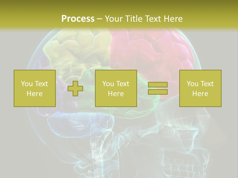 Intellect Medical Skull PowerPoint Template