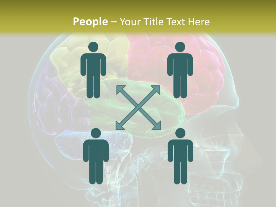 Intellect Medical Skull PowerPoint Template
