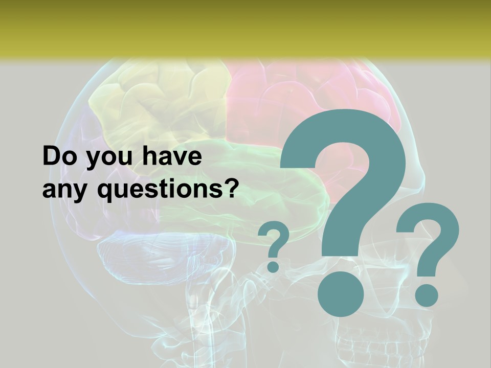 Intellect Medical Skull PowerPoint Template