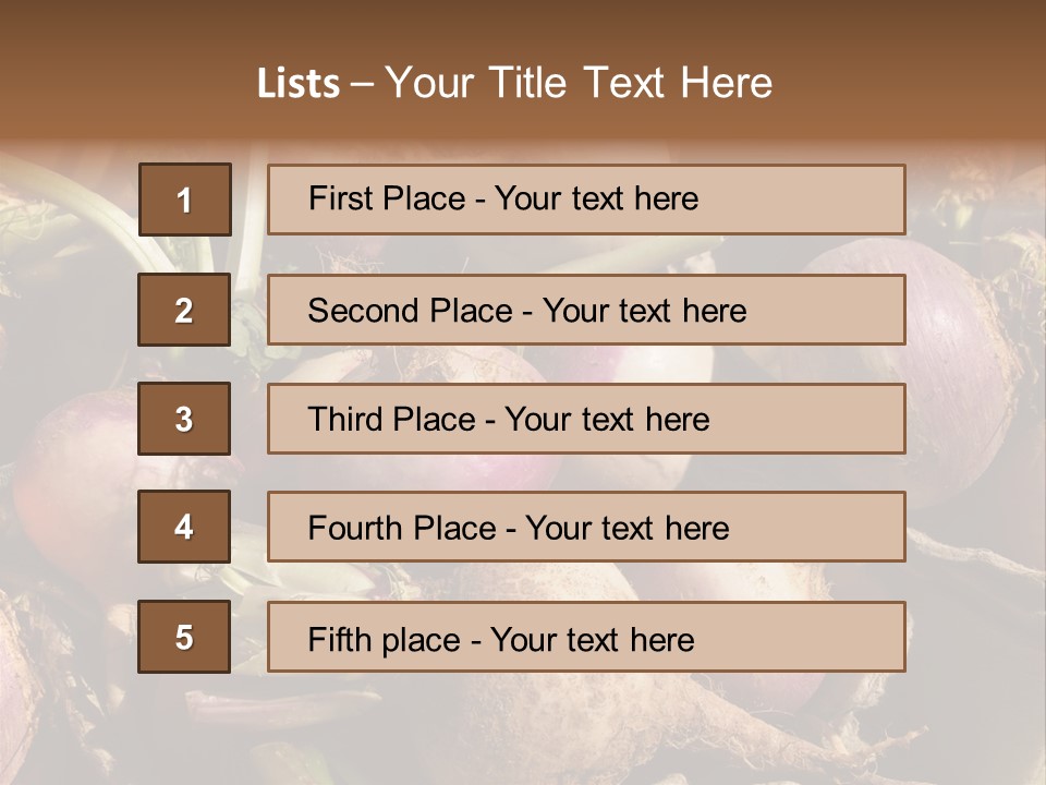 Grow Raw Fibrous PowerPoint Template