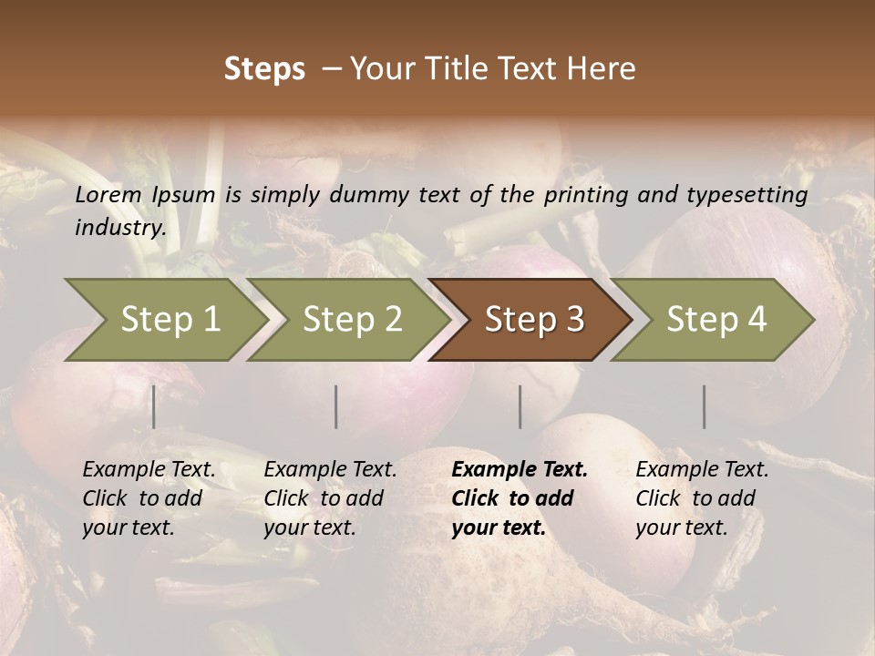 Grow Raw Fibrous PowerPoint Template