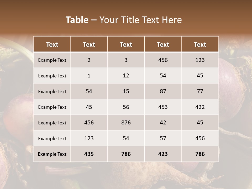 Grow Raw Fibrous PowerPoint Template