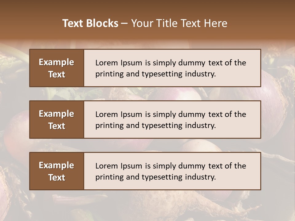Grow Raw Fibrous PowerPoint Template