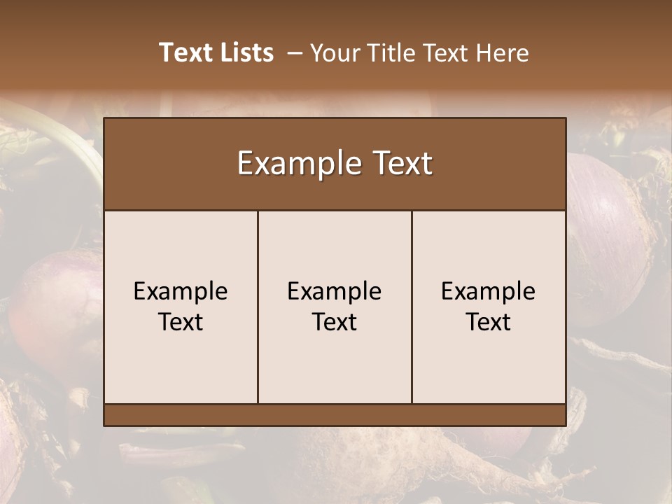 Grow Raw Fibrous PowerPoint Template