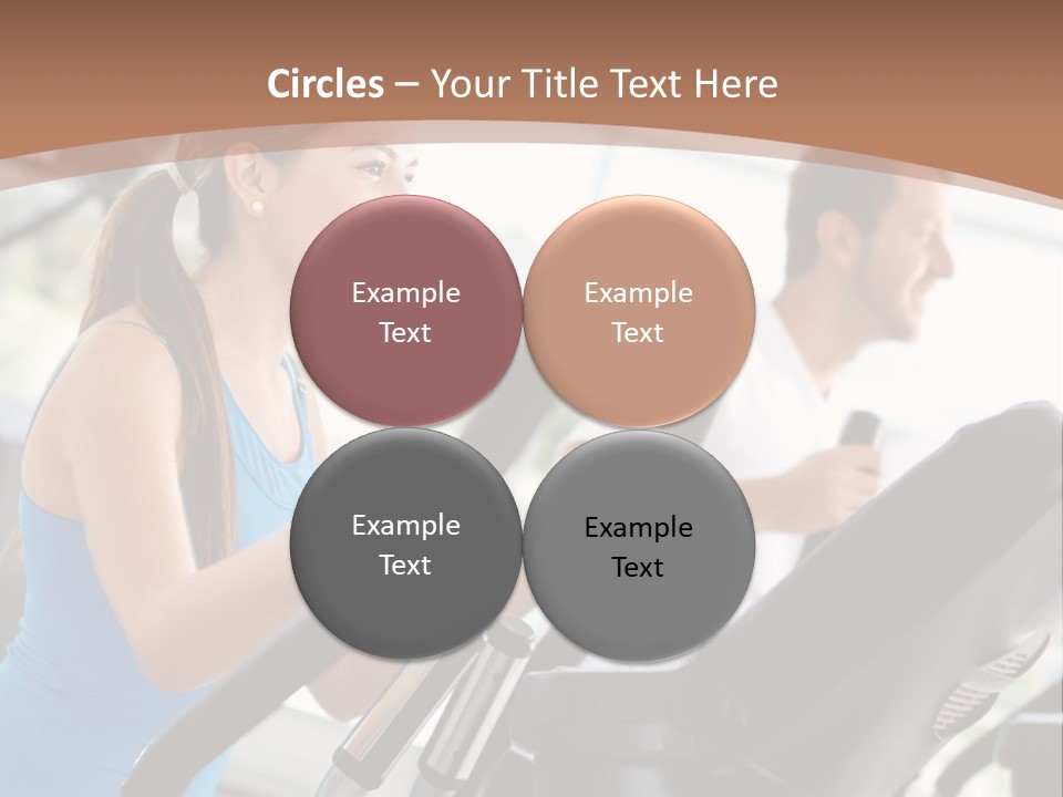 Happy Xtrainers Fitness PowerPoint Template