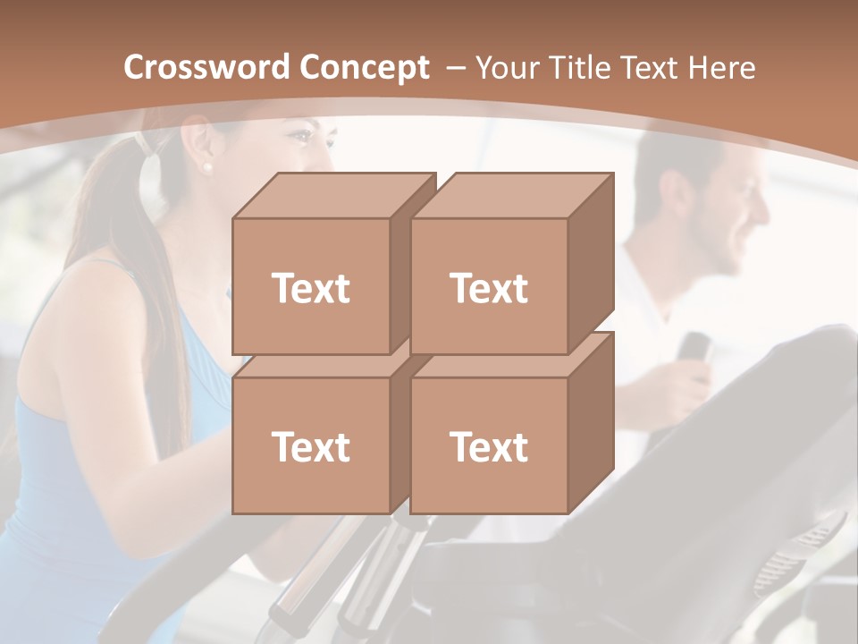 Happy Xtrainers Fitness PowerPoint Template