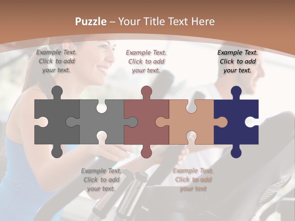 Happy Xtrainers Fitness PowerPoint Template