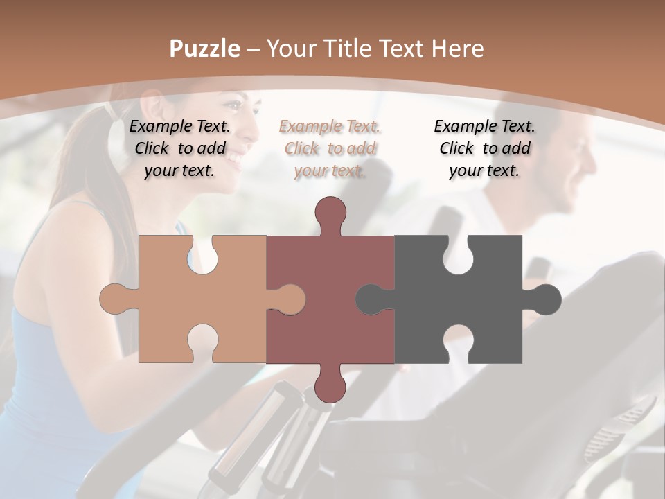 Happy Xtrainers Fitness PowerPoint Template