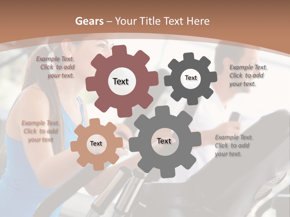 Happy Xtrainers Fitness PowerPoint Template