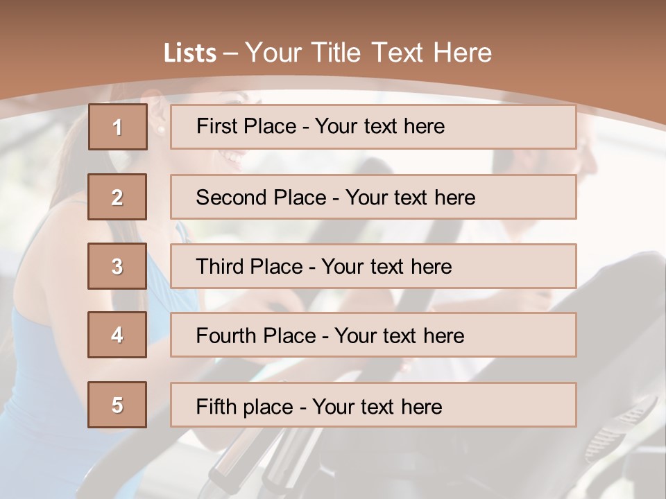 Happy Xtrainers Fitness PowerPoint Template