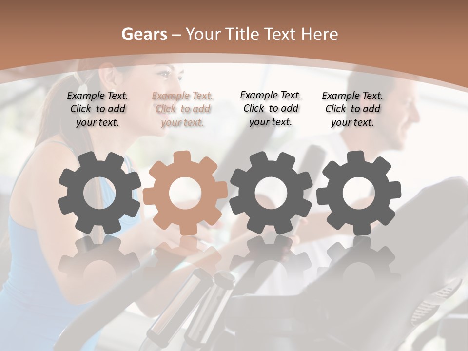 Happy Xtrainers Fitness PowerPoint Template