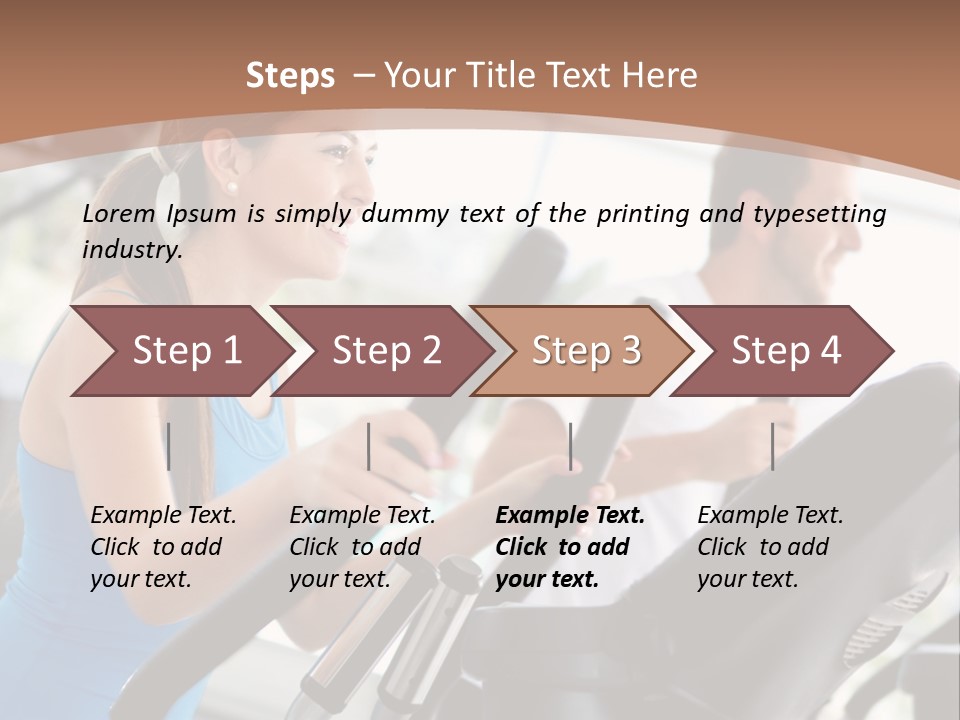 Happy Xtrainers Fitness PowerPoint Template