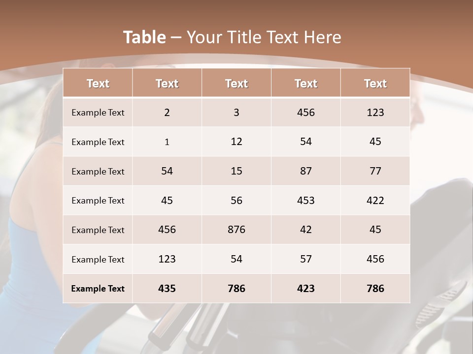 Happy Xtrainers Fitness PowerPoint Template