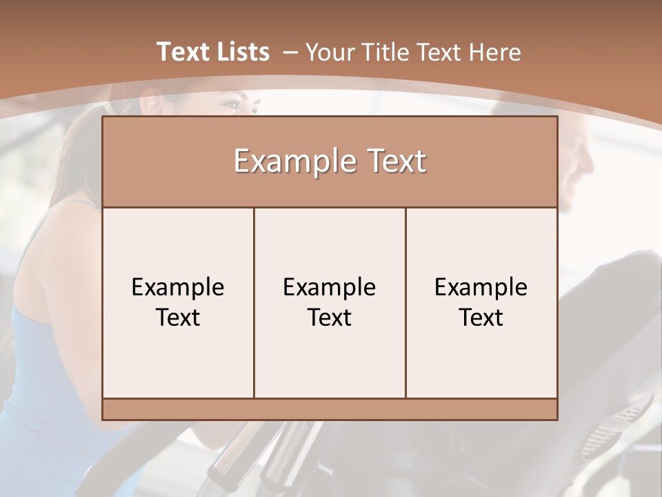 Happy Xtrainers Fitness PowerPoint Template