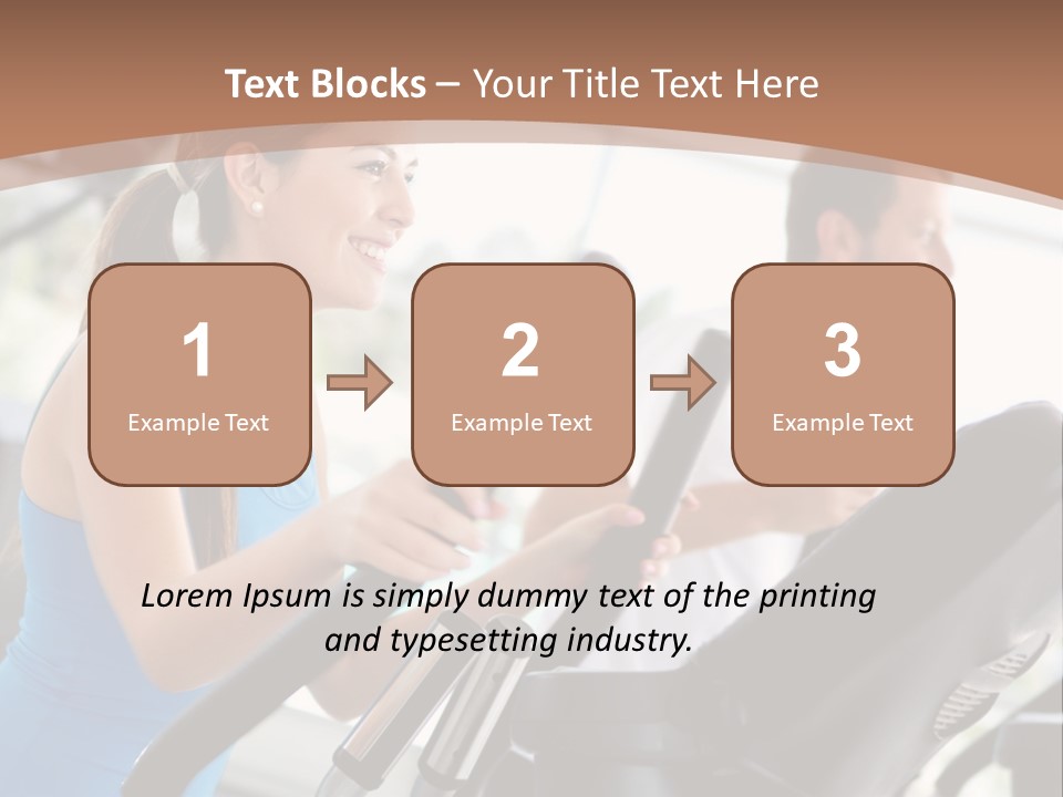 Happy Xtrainers Fitness PowerPoint Template