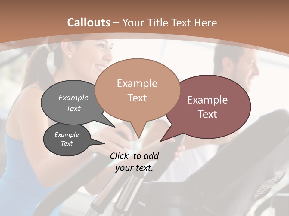 Happy Xtrainers Fitness PowerPoint Template