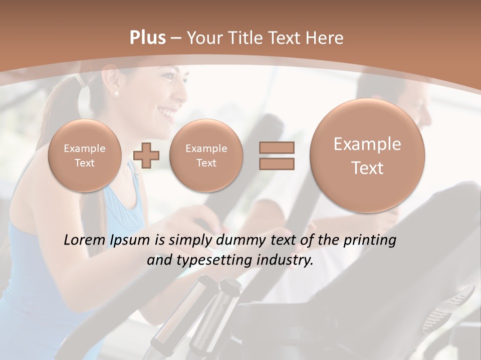 Happy Xtrainers Fitness PowerPoint Template