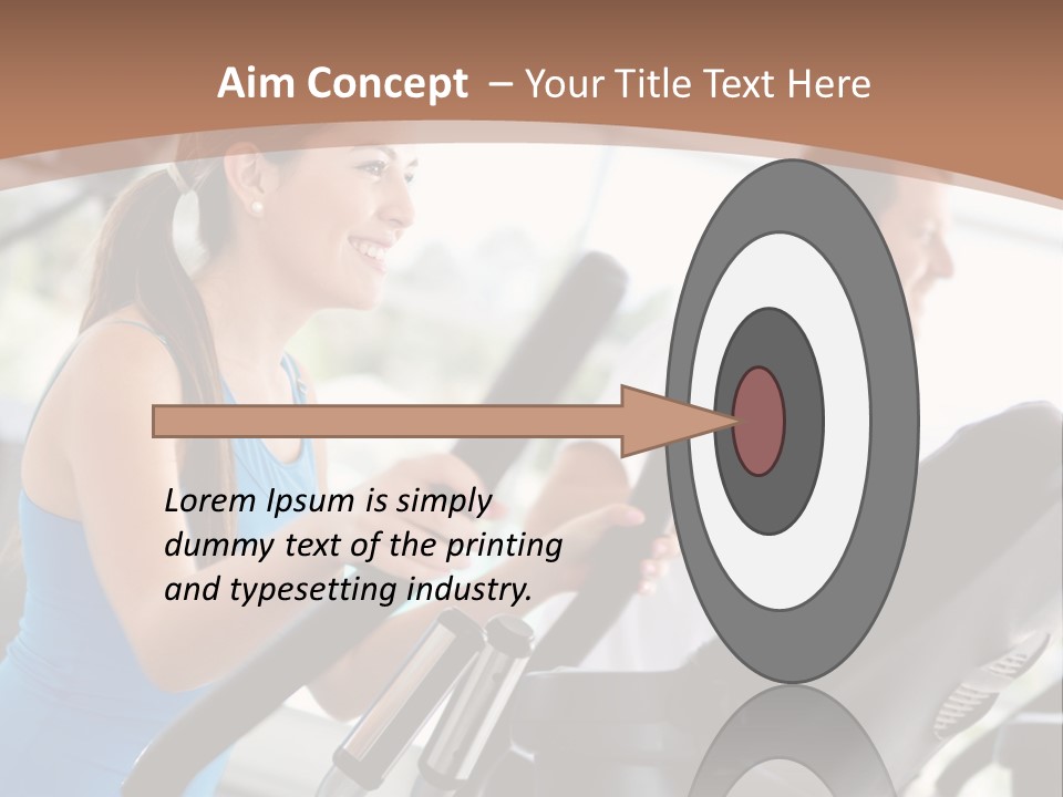 Happy Xtrainers Fitness PowerPoint Template